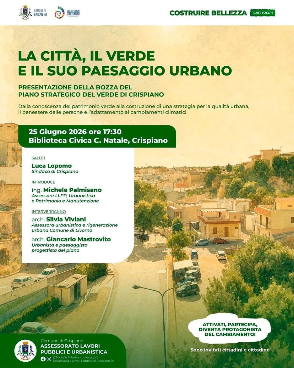 La Città il verde e il suo paesaggio urbano
