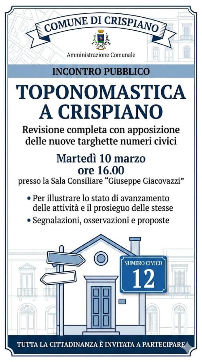 Immagine: Toponamastica a Crispiano