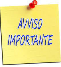 Immagine: Avviso importante