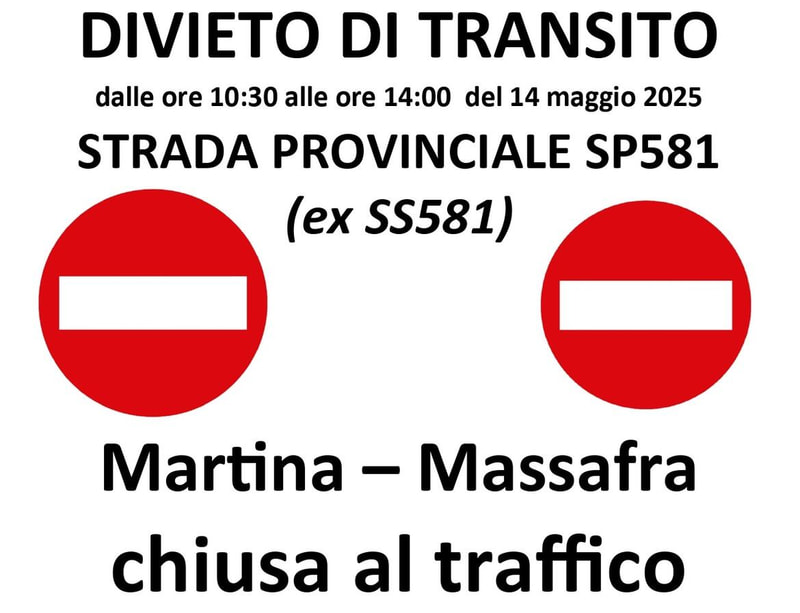 Immagine: Divieto di Transito 14.05.2025 SP581
