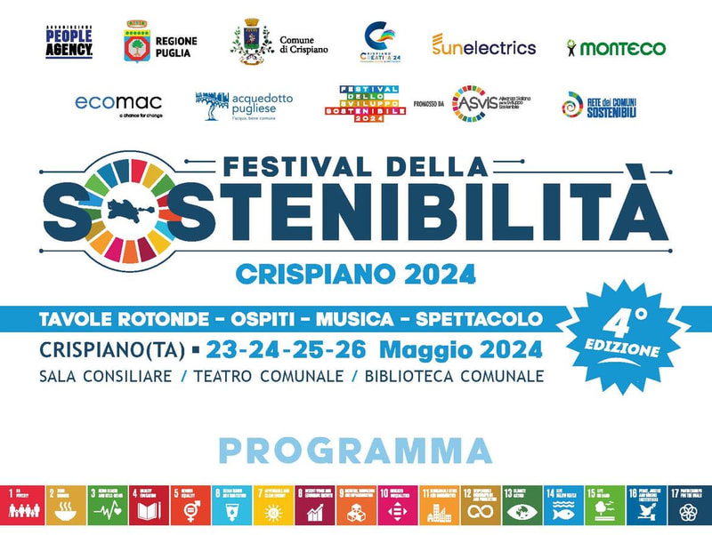 Immagine: Locandina Festival della Sostenibilità - 4^ edizione - Crispiano 2024