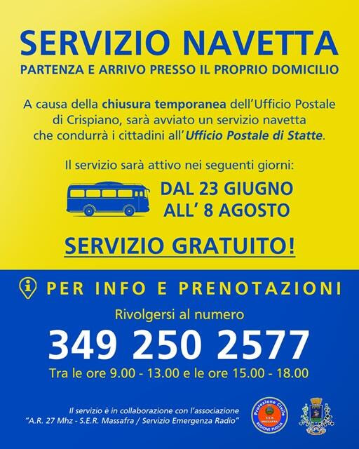 Immagine: Servizio Navetta ok