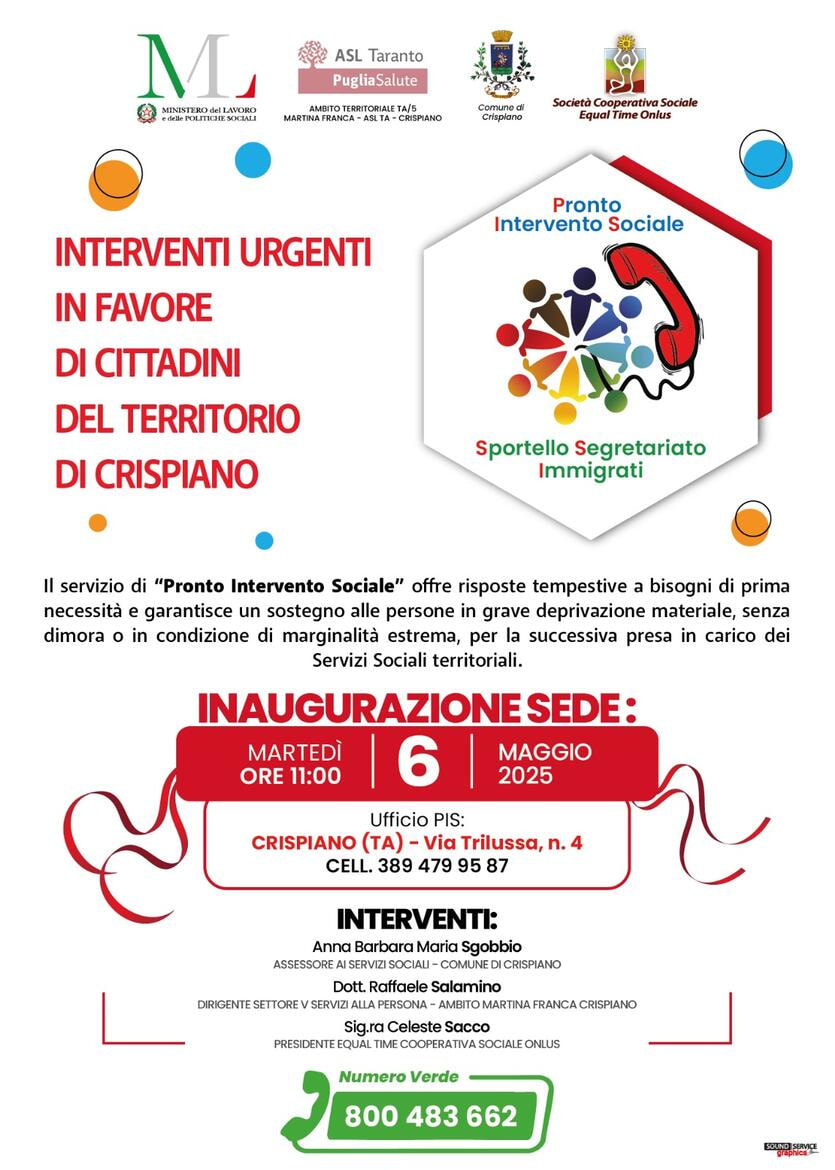 Immagine: Inaugurazione PIS